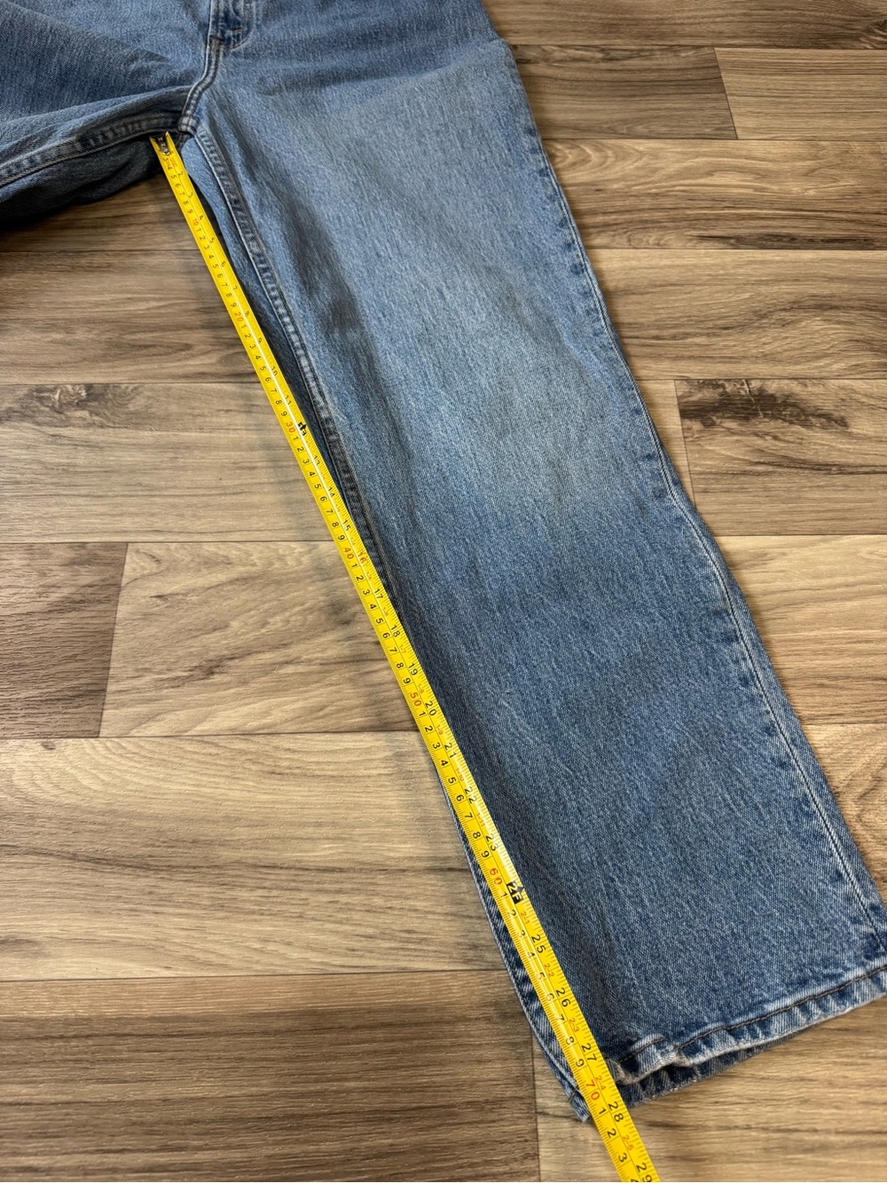 Abercrombie & Fitch The '90s Straight Ultra High Rise Jean Size 30 / 10 Short - Picture 7 of 9